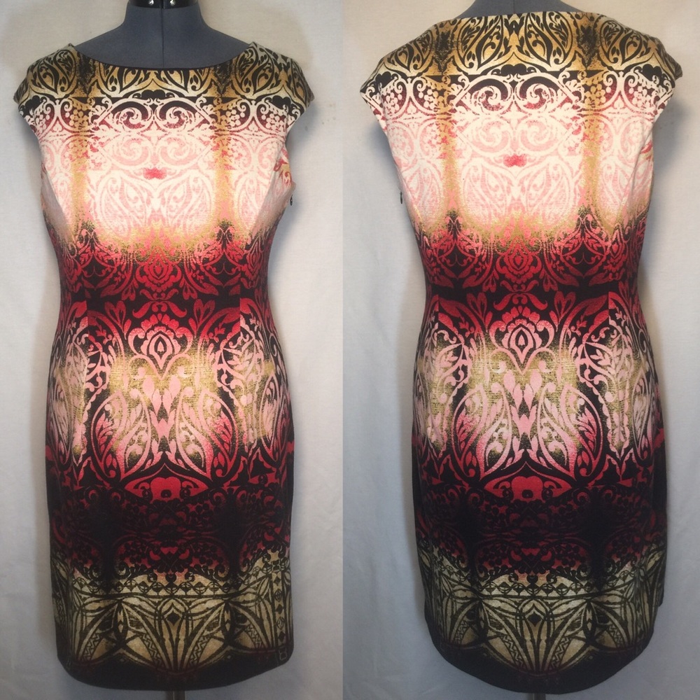 Maggie’s London sleeveless dress with spandex